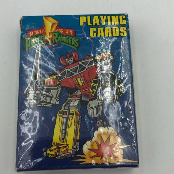 Vintage Mighty Morphin Power Rangers Playing Cards 90s - Picture 1 of 6